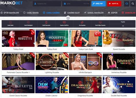 Markobet casino online